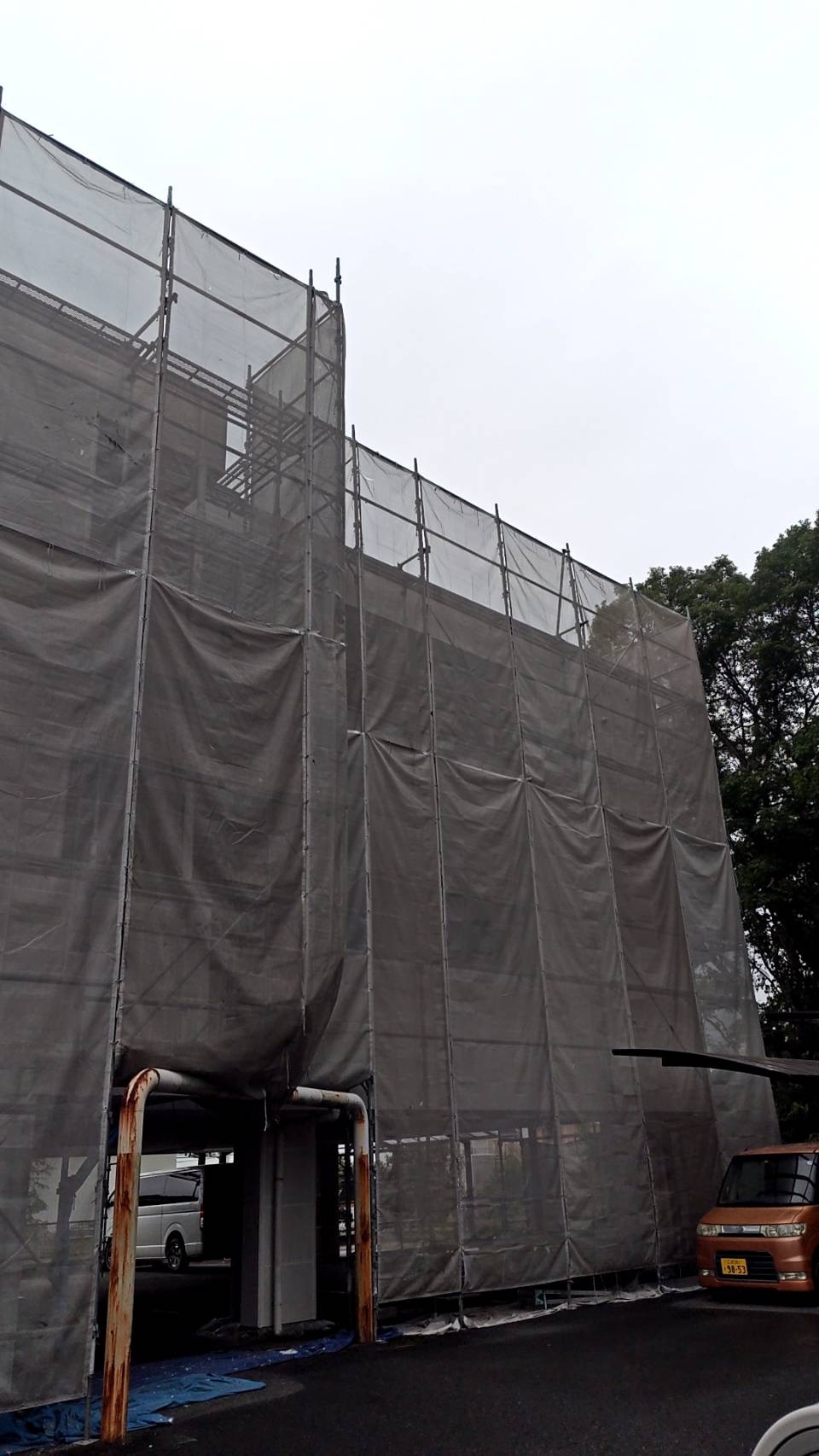 アパート塗替え着工 アイキャッチ画像